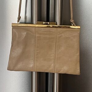 Vintage JR Canada Leather Framed Bag